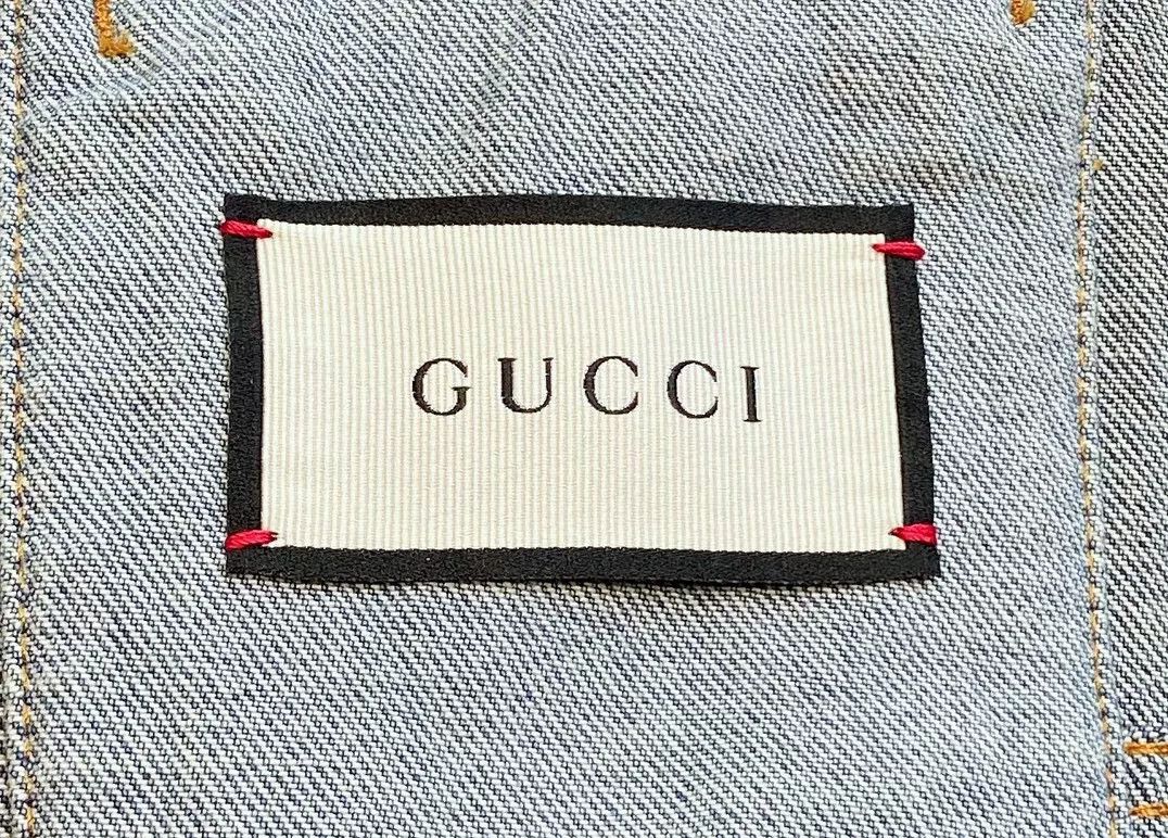 Gucci Gucci Blue Denim Jacket Size 50 Size US L / EU 52-54 / 3 - 6 Thumbnail