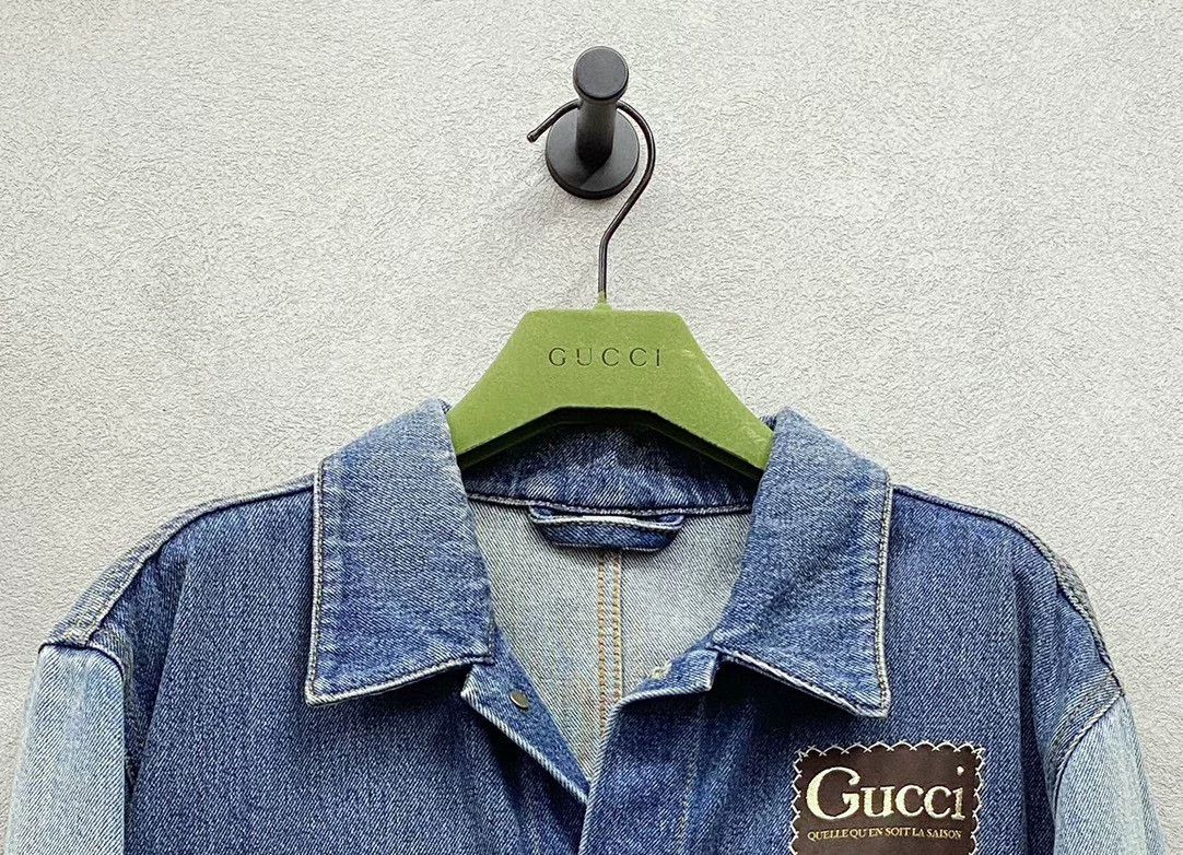 Gucci Gucci Blue Denim Jacket Size 50 Size US L / EU 52-54 / 3 - 5 Thumbnail