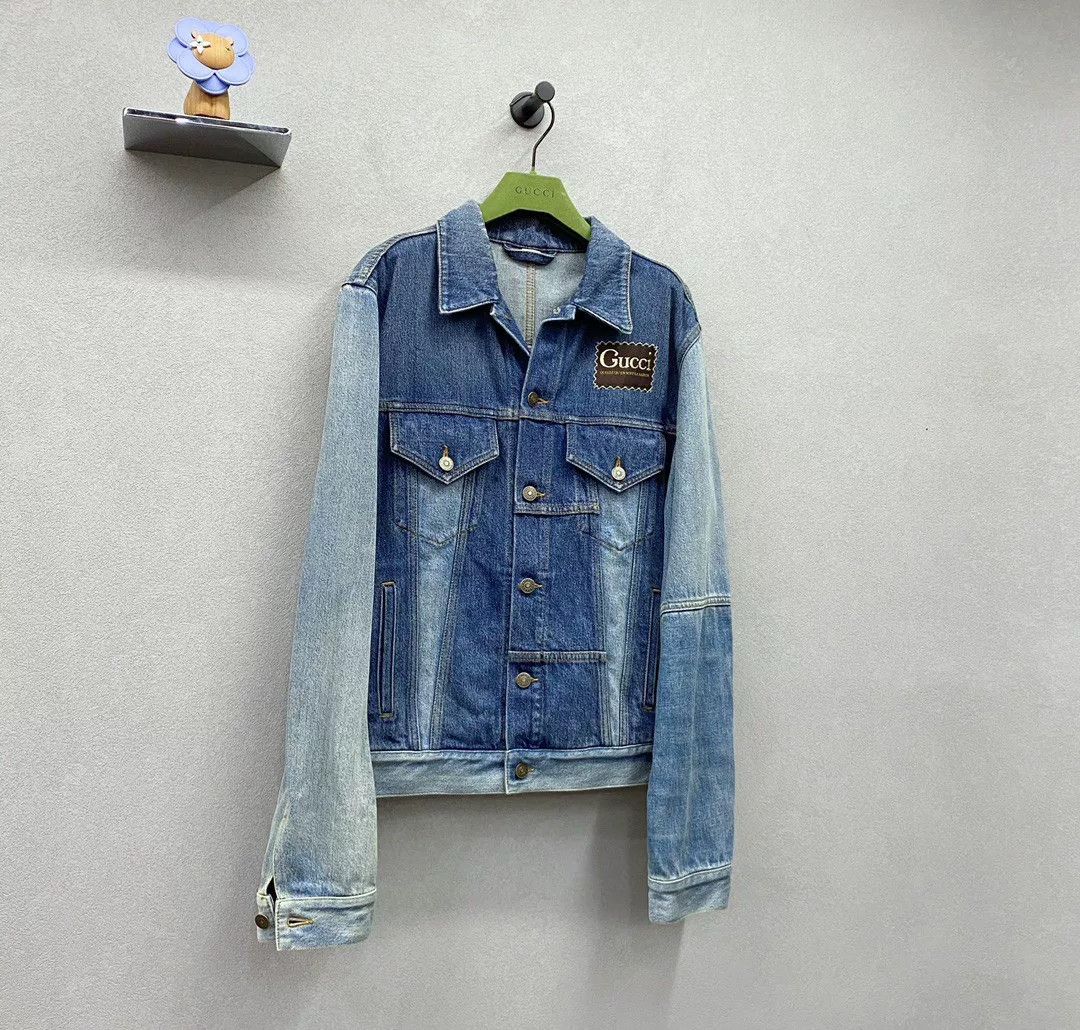 Gucci Gucci Blue Denim Jacket Size 50 Size US L / EU 52-54 / 3 - 4 Thumbnail