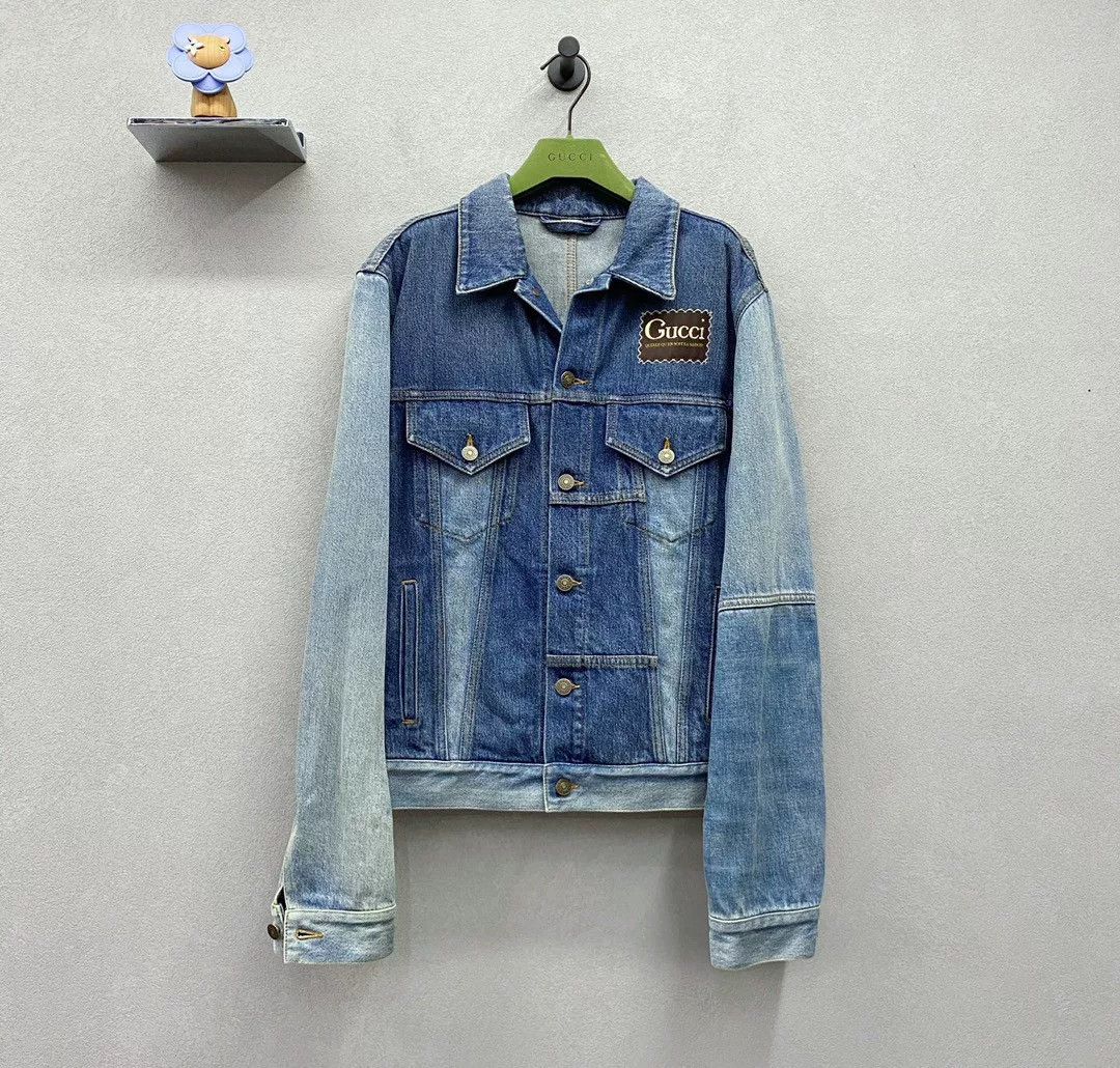 Gucci Gucci Blue Denim Jacket Size 50 Size US L / EU 52-54 / 3 - 2 Thumbnail