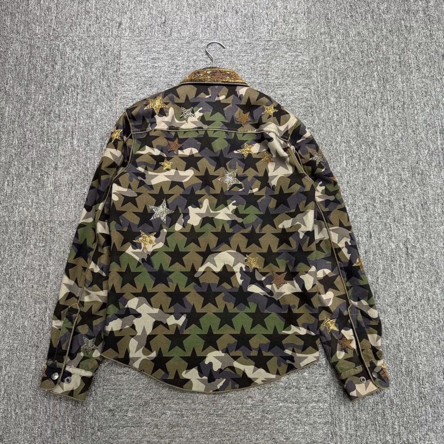 Valentino Valentino Camo Beaded Embroidery Jacket Size US S / EU 44-46 / 1 - 2 Thumbnail