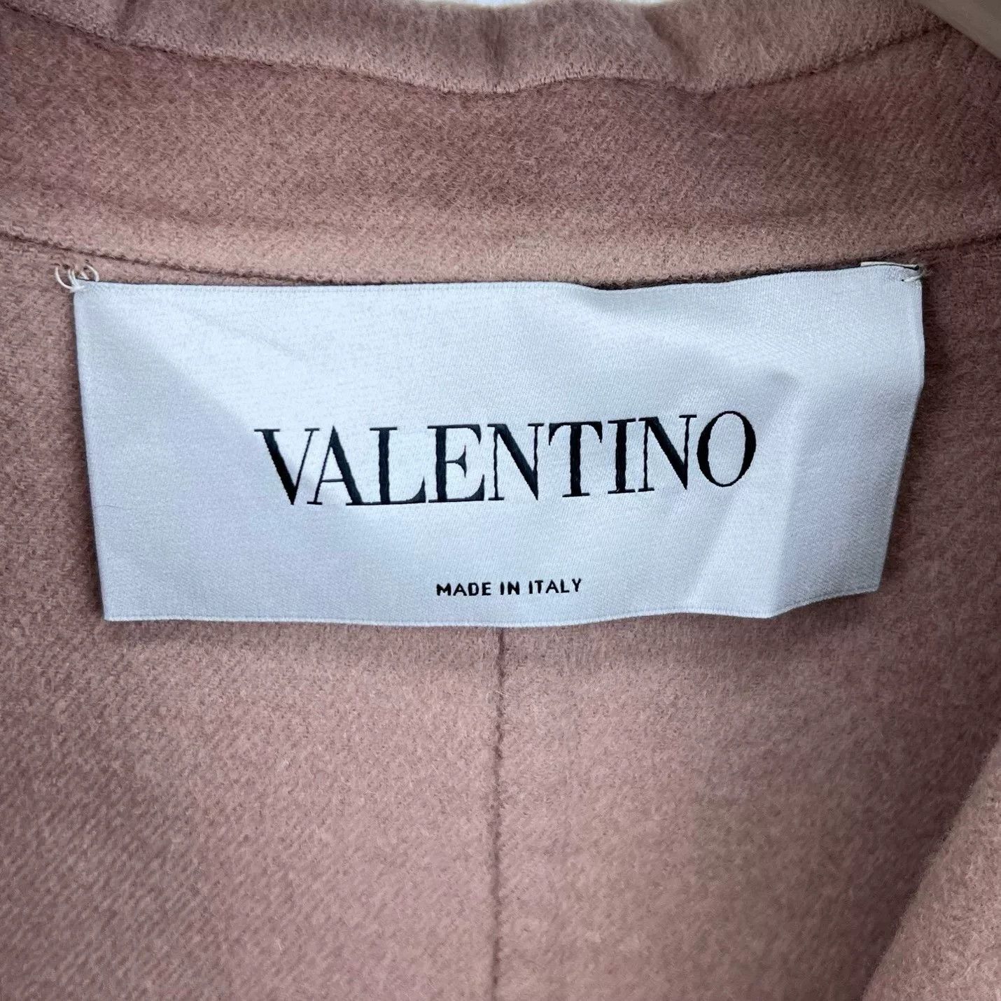 Valentino Valentino Pink Lapel Long Coat S Size US S / EU 44-46 / 1 - 3 Thumbnail