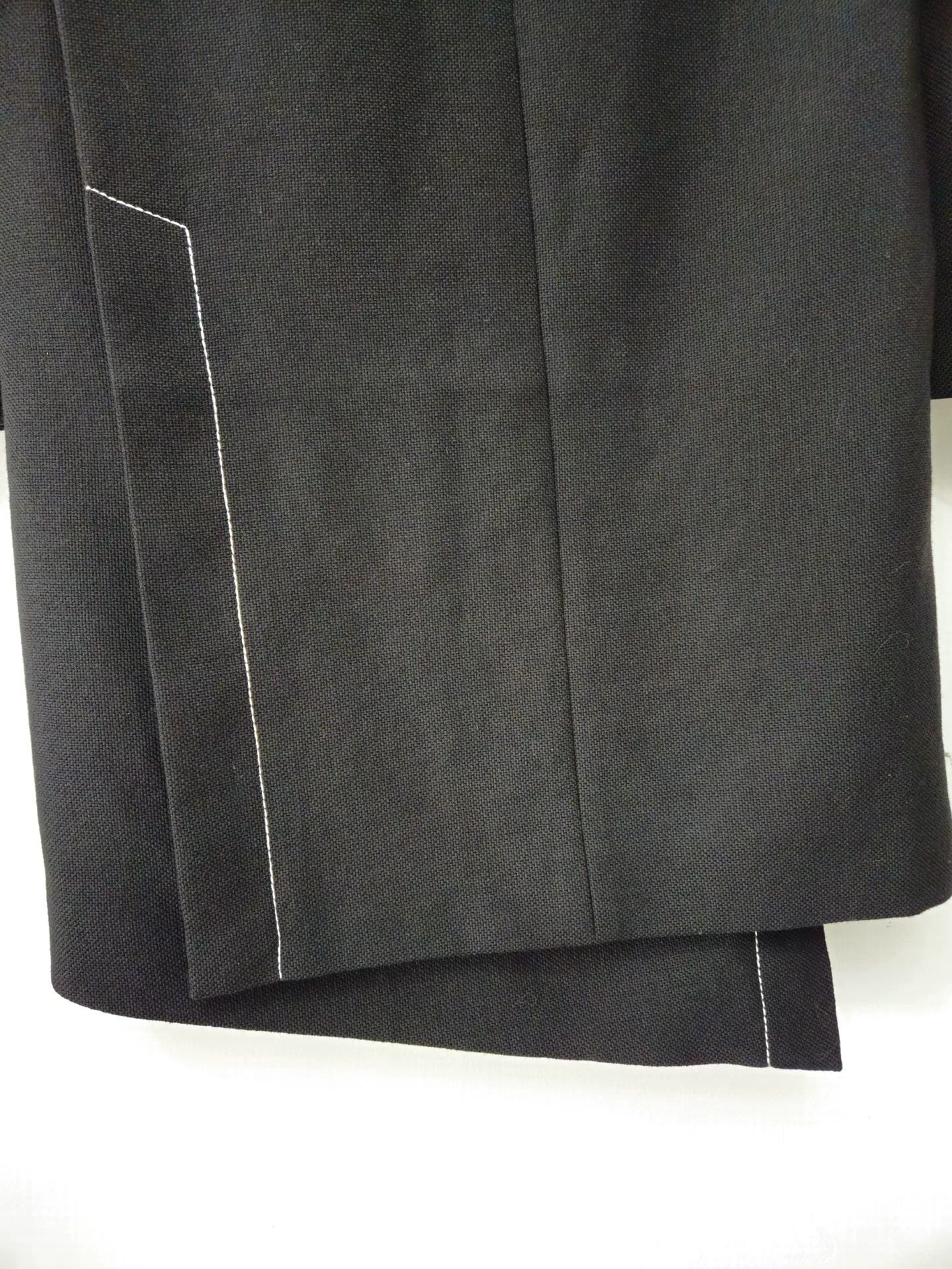 Valentino Valentino Deconstructed Leather Collar Coat Size US L / EU 52-54 / 3 - 6 Thumbnail