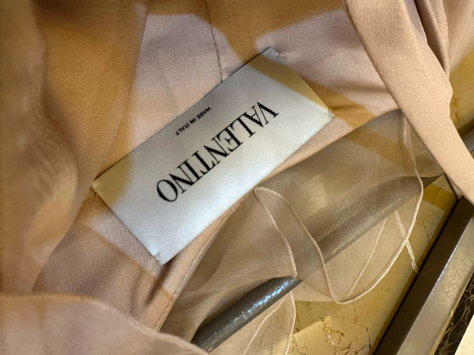 Valentino Valentino Beige Formal Dress Size US M / EU 48-50 / 2 - 6 Thumbnail