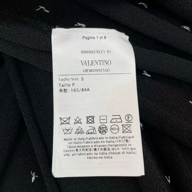 Valentino Valentino Black Crystal Knit Dress Size US S / EU 44-46 / 1 - 7 Thumbnail
