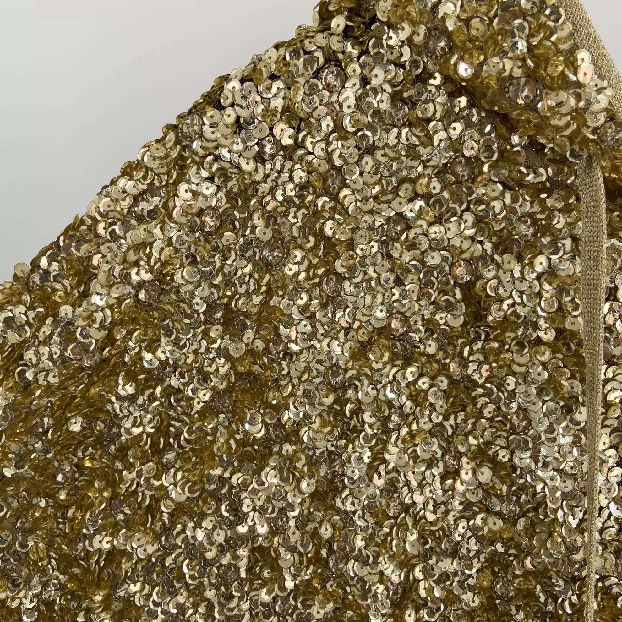 Valentino Valentino Gold Sequin Embellished Jacket Size US S / EU 44-46 / 1 - 6 Thumbnail