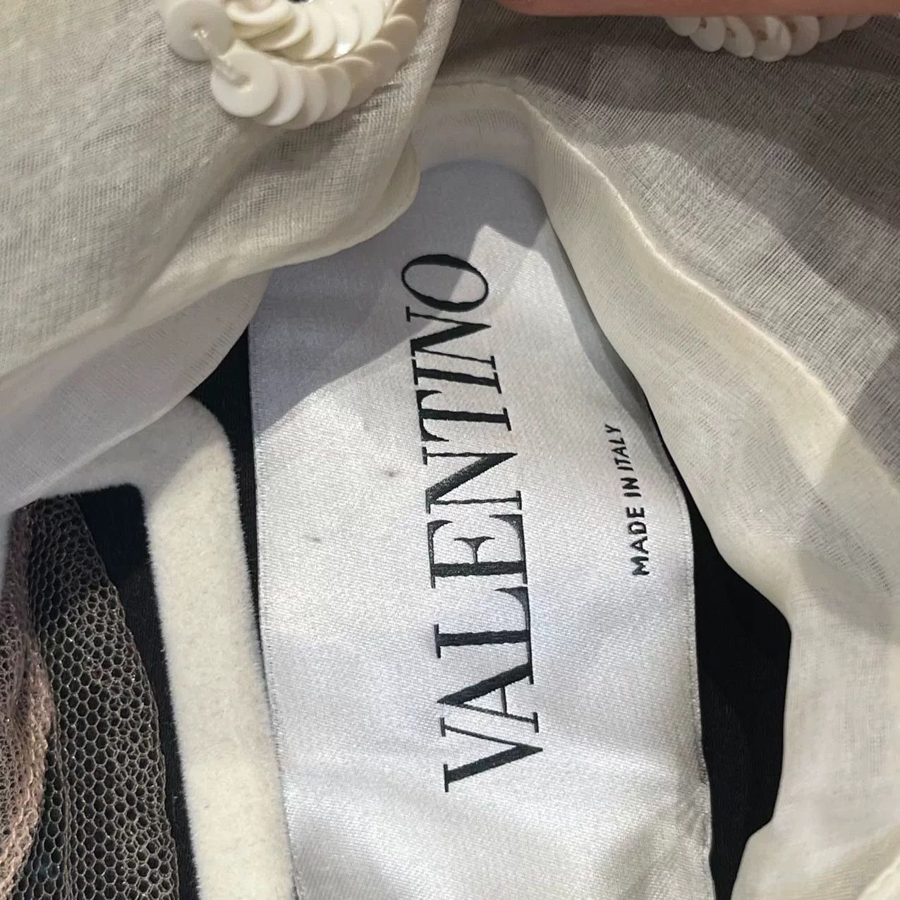 Valentino VALENTINO Black Beaded Cocktail Dress Size US 38 / EU 54 - 3 Thumbnail