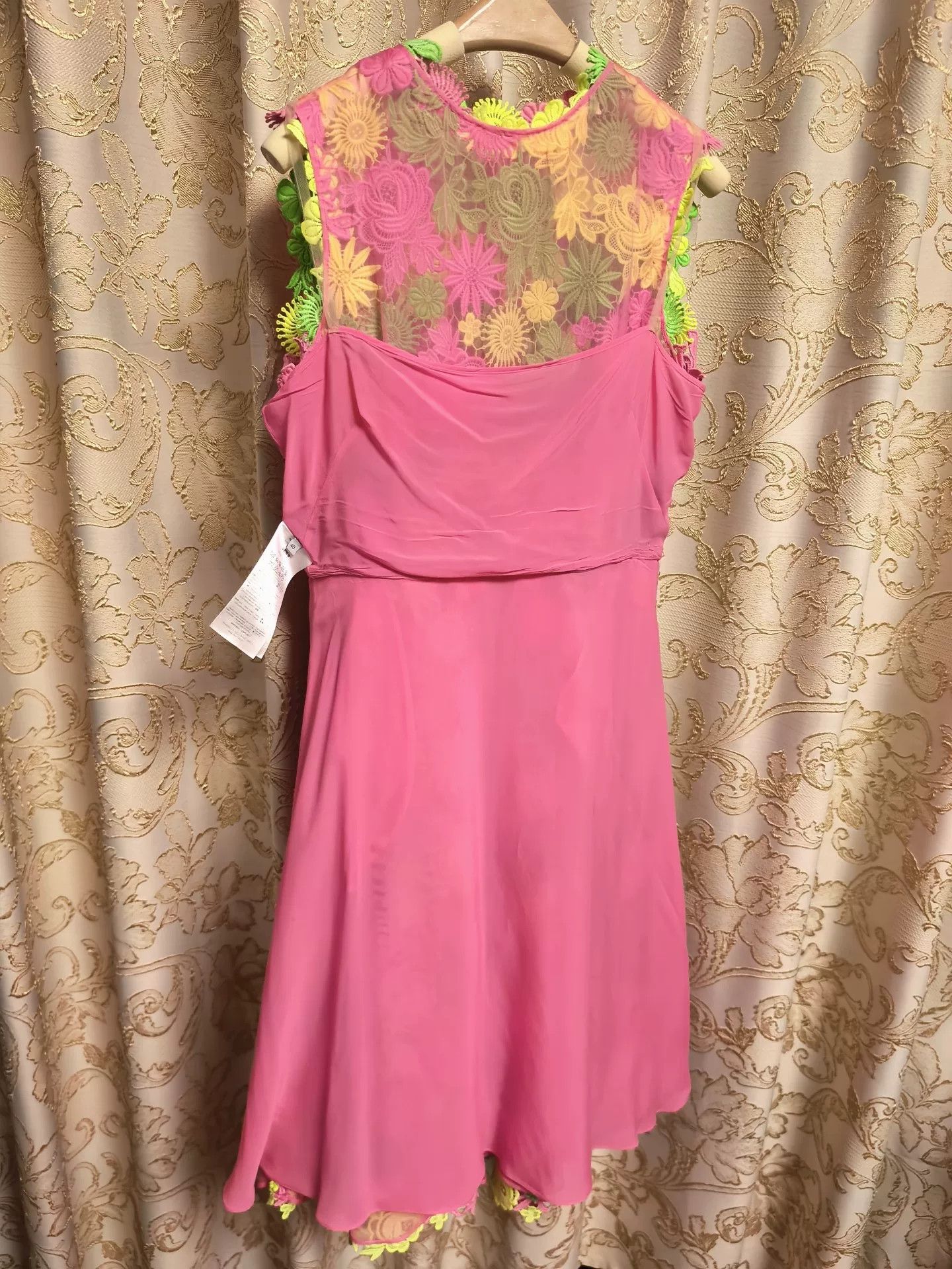 Valentino Valentino Floral Lace Silk Lined Dress Size M / US 6-8 / IT 42-44 - 4 Thumbnail