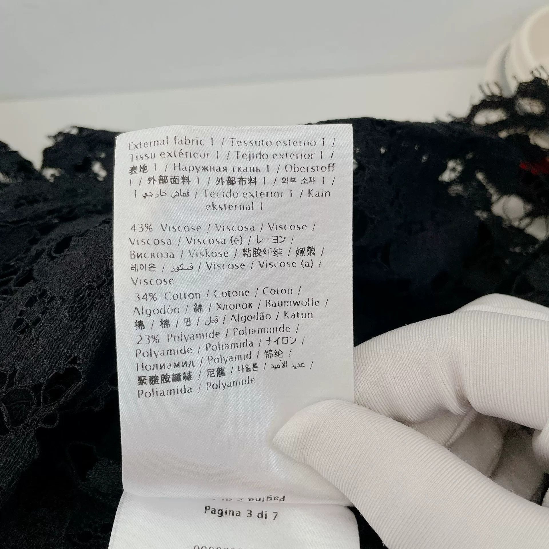 Valentino Valentino Black Lace Cloak Size US M / EU 48-50 / 2 - 7 Thumbnail