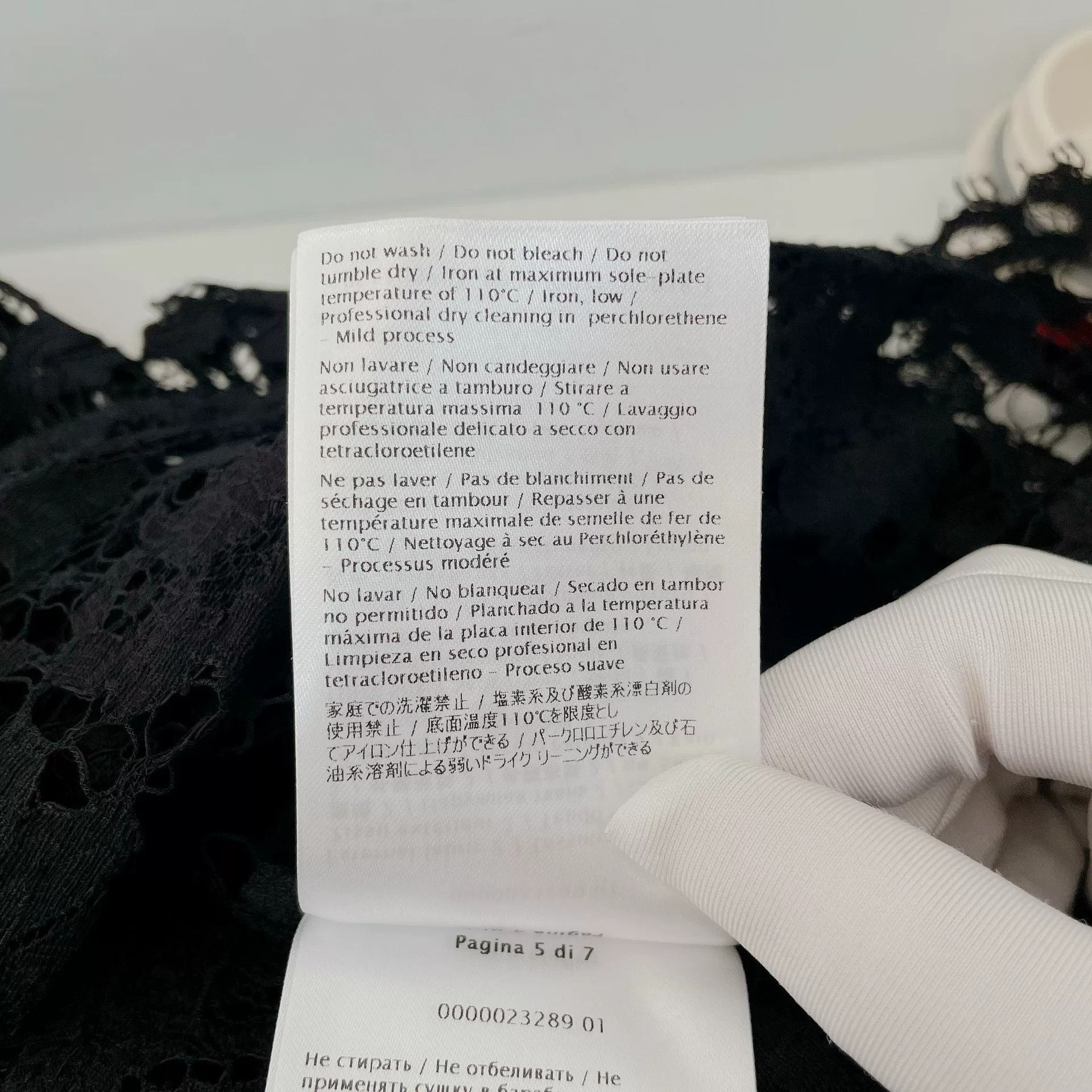 Valentino Valentino Black Lace Cloak Size US M / EU 48-50 / 2 - 9 Thumbnail