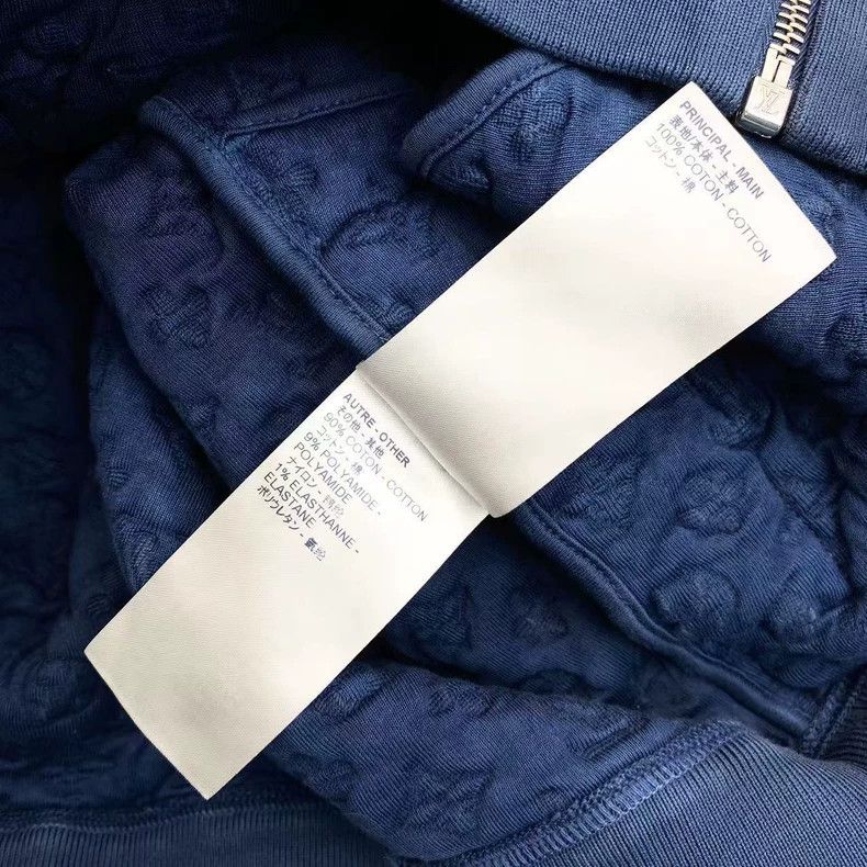 Louis Vuitton Louis Vuitton Blue Logo Embossed Jacket Size US XS / EU 42 / 0 - 5 Thumbnail