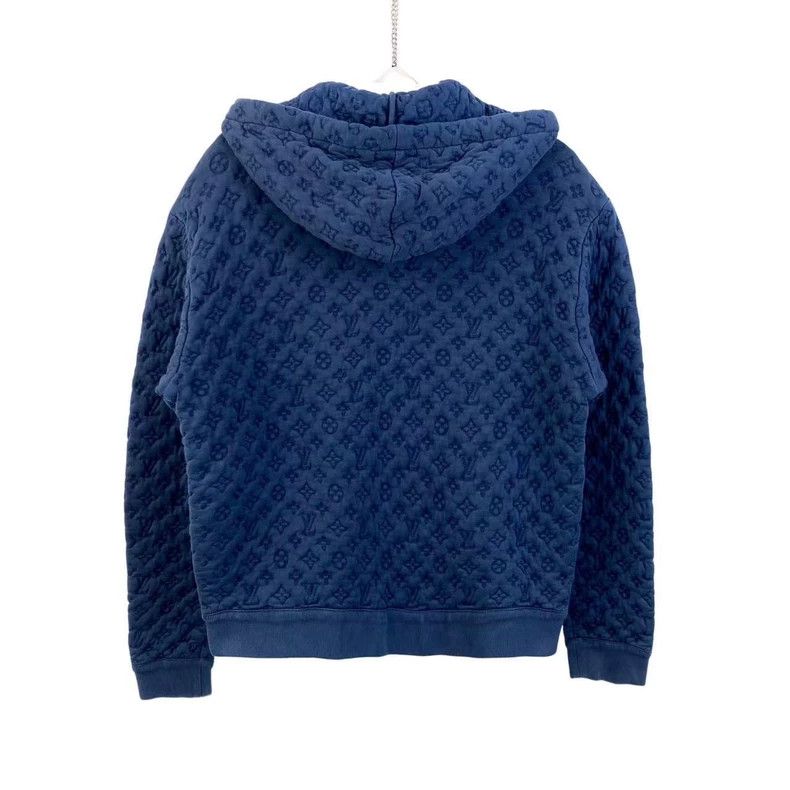 Louis Vuitton Louis Vuitton Blue Logo Embossed Jacket Size US XS / EU 42 / 0 - 2 Thumbnail