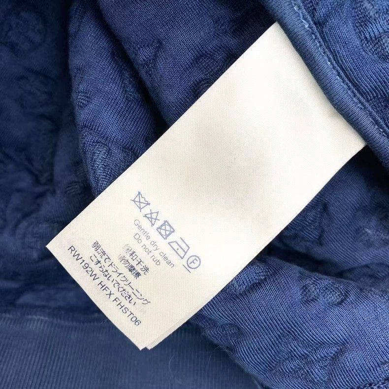 Louis Vuitton Louis Vuitton Blue Logo Embossed Jacket Size US XS / EU 42 / 0 - 3 Thumbnail