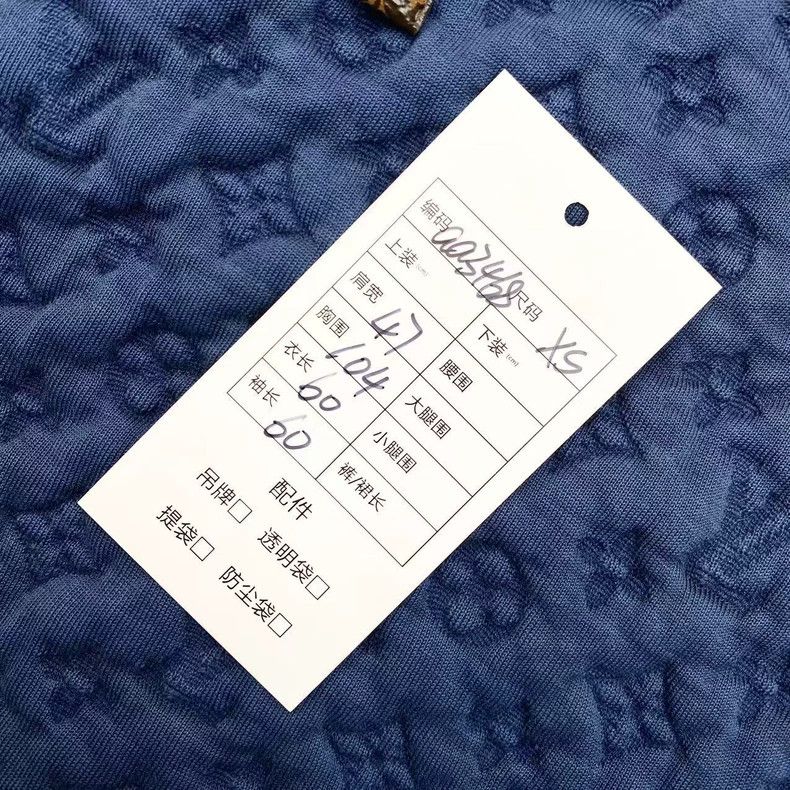 Louis Vuitton Louis Vuitton Blue Logo Embossed Jacket Size US XS / EU 42 / 0 - 7 Thumbnail