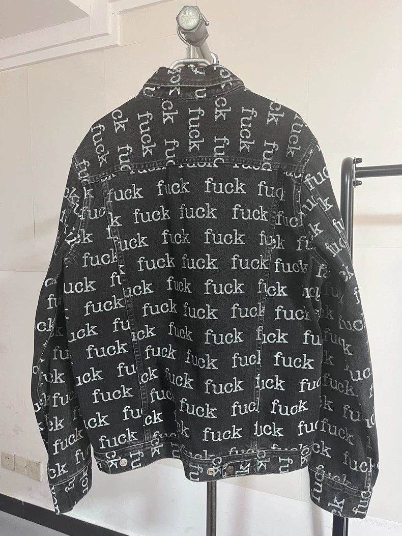 Supreme Supreme Fuck Denim Jacket L Size US L / EU 52-54 / 3 - 2 Thumbnail