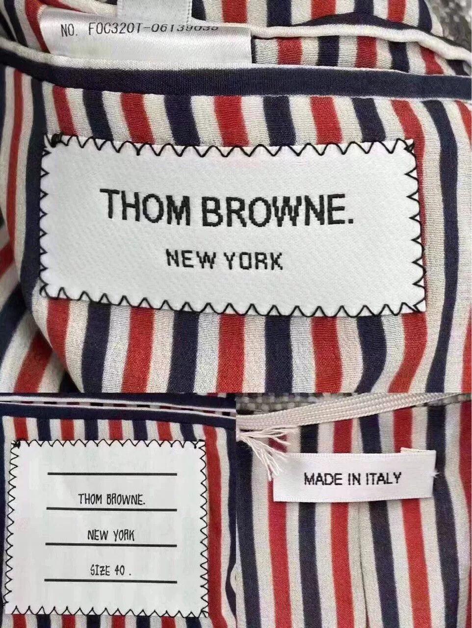 Thom Browne thom browne gray plaid overcoat with tags Size US M / EU 48-50 / 2 - 4 Thumbnail