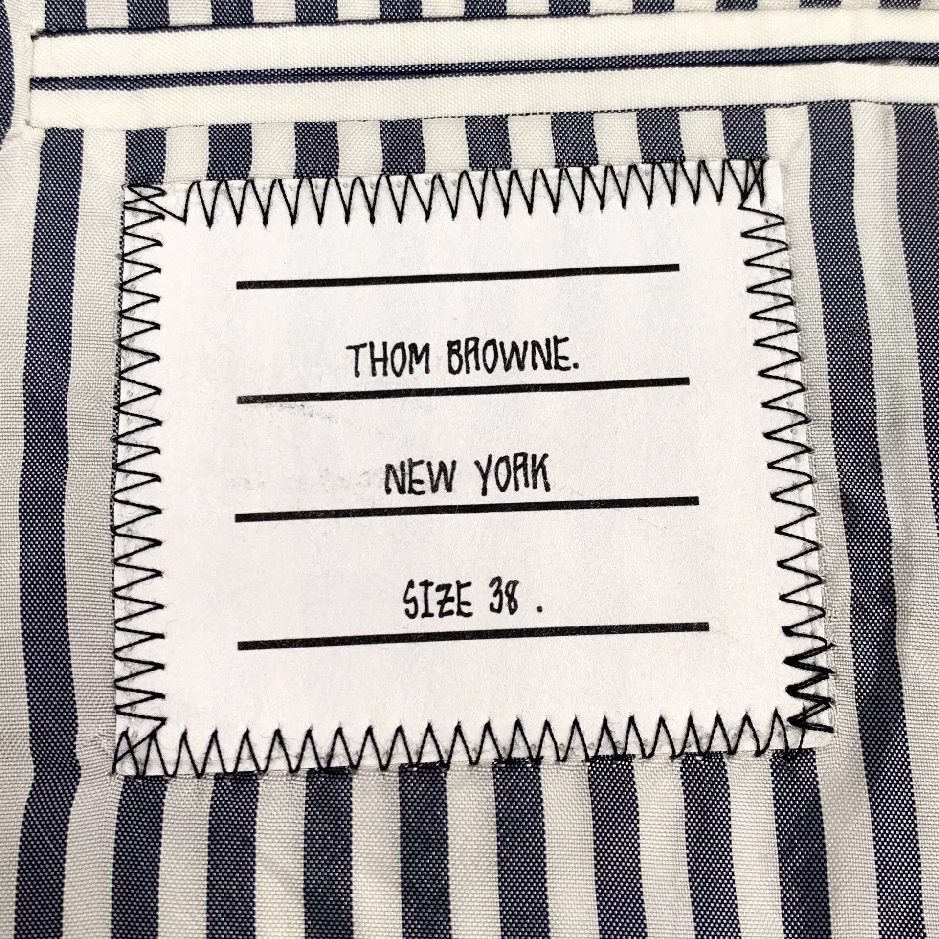 Thom Browne thom browne color-blocked wool blazer jacket Size US S / EU 44-46 / 1 - 7 Thumbnail
