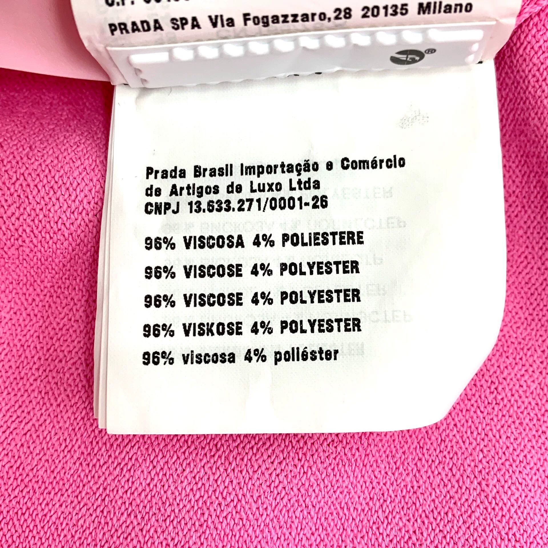 Miu Miu pink long sleeve knit polo shirt Size US S / EU 44-46 / 1 - 7 Thumbnail