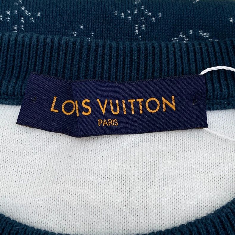 Louis Vuitton Louis Vuitton Blue Logo Sweatshirt S Size US S / EU 44-46 / 1 - 5 Thumbnail