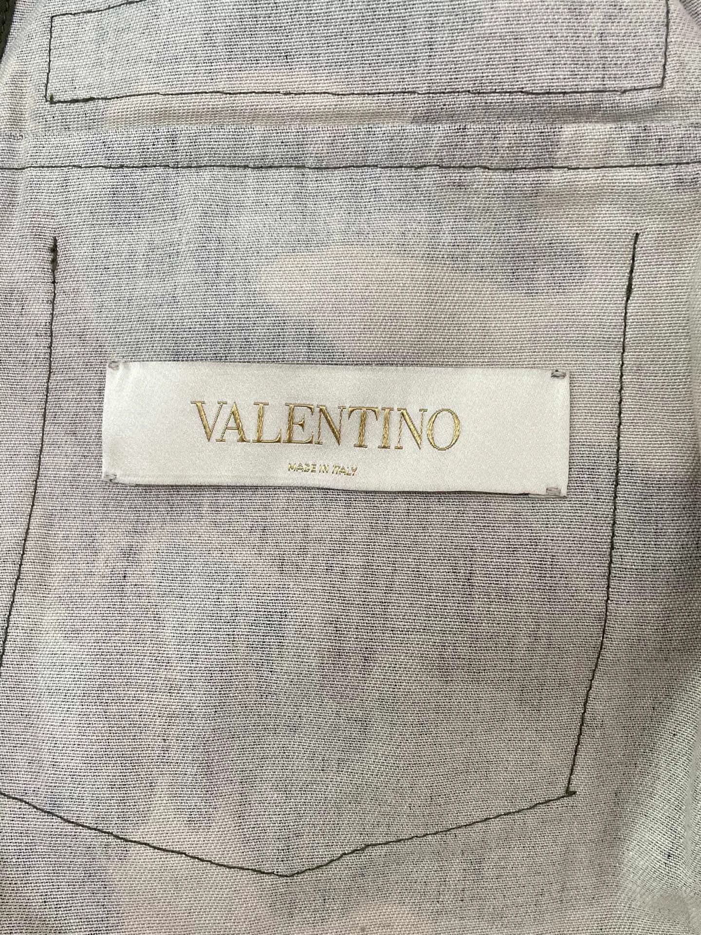 Valentino Valentino Camo Beaded Shirt Jacket Size US XL / EU 56 / 4 - 5 Thumbnail