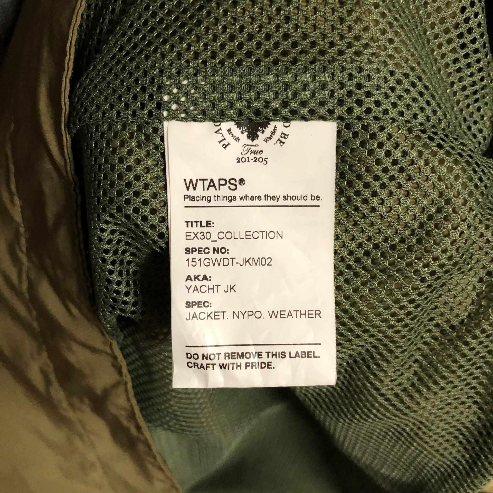 Wtaps Wtaps 15SS MYACHT NYPO WEATHER JACKET Size US M / EU 48-50 / 2 - 7 Thumbnail