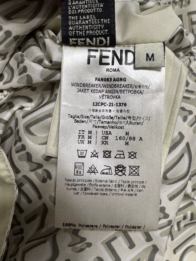 Fendi FENDI x SKIMS Logo Reversible Hooded Jacket Women's White Size US M / EU 48-50 / 2 - 8 Thumbnail