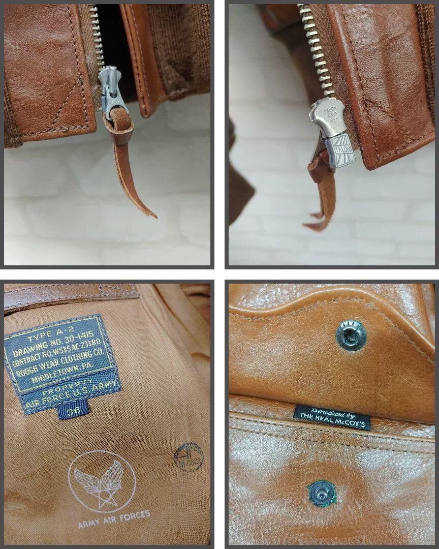 The Real McCoy's the real mccoy's a2 jacket in brown Size US M / EU 48-50 / 2 - 9 Thumbnail
