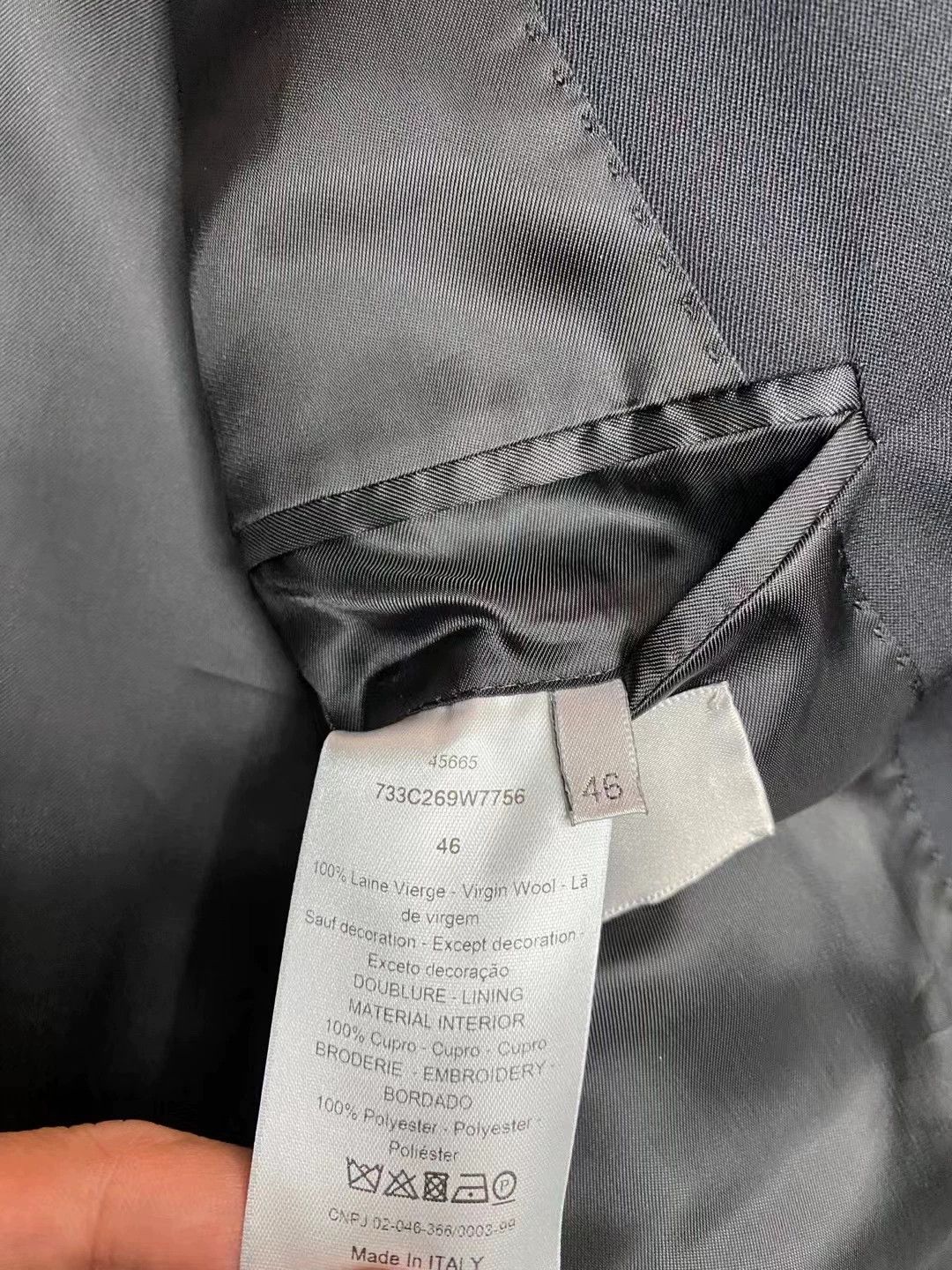 Dior Dior Homme Striped Blazer Size 46 Size US S / EU 44-46 / 1 - 4 Thumbnail