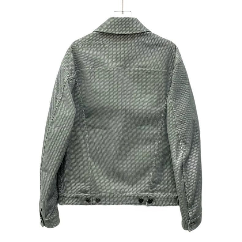 Fendi Fendi Gray Logo Jacquard Denim Jacket Size US S / EU 44-46 / 1 - 2 Thumbnail