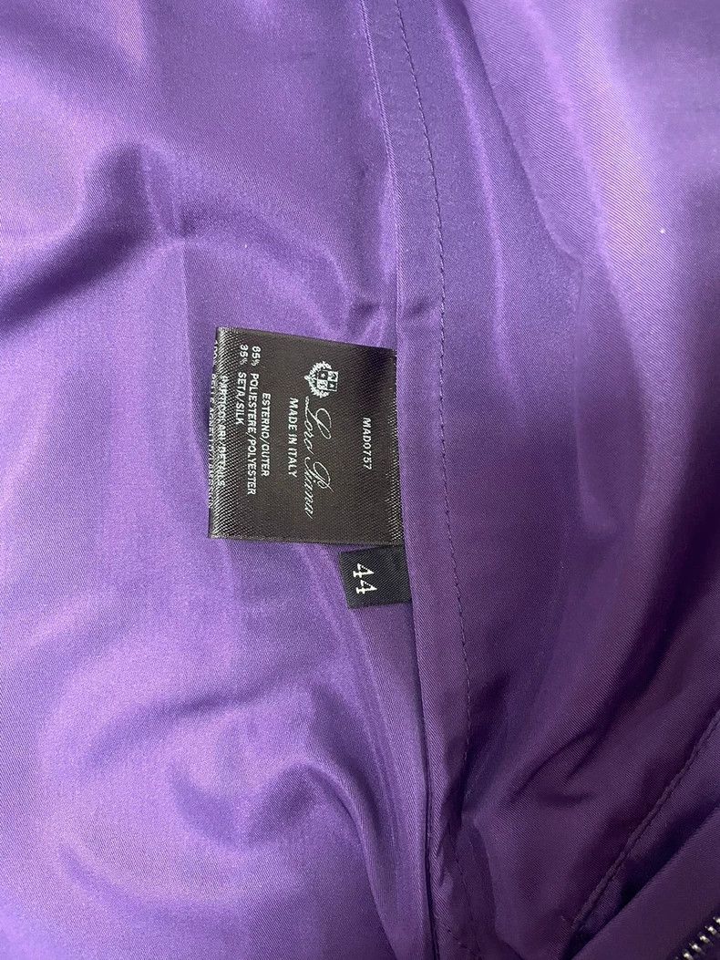 Loro Piana Loro Piana Purple Women's Trench Coat Size US L / EU 52-54 / 3 - 5 Thumbnail