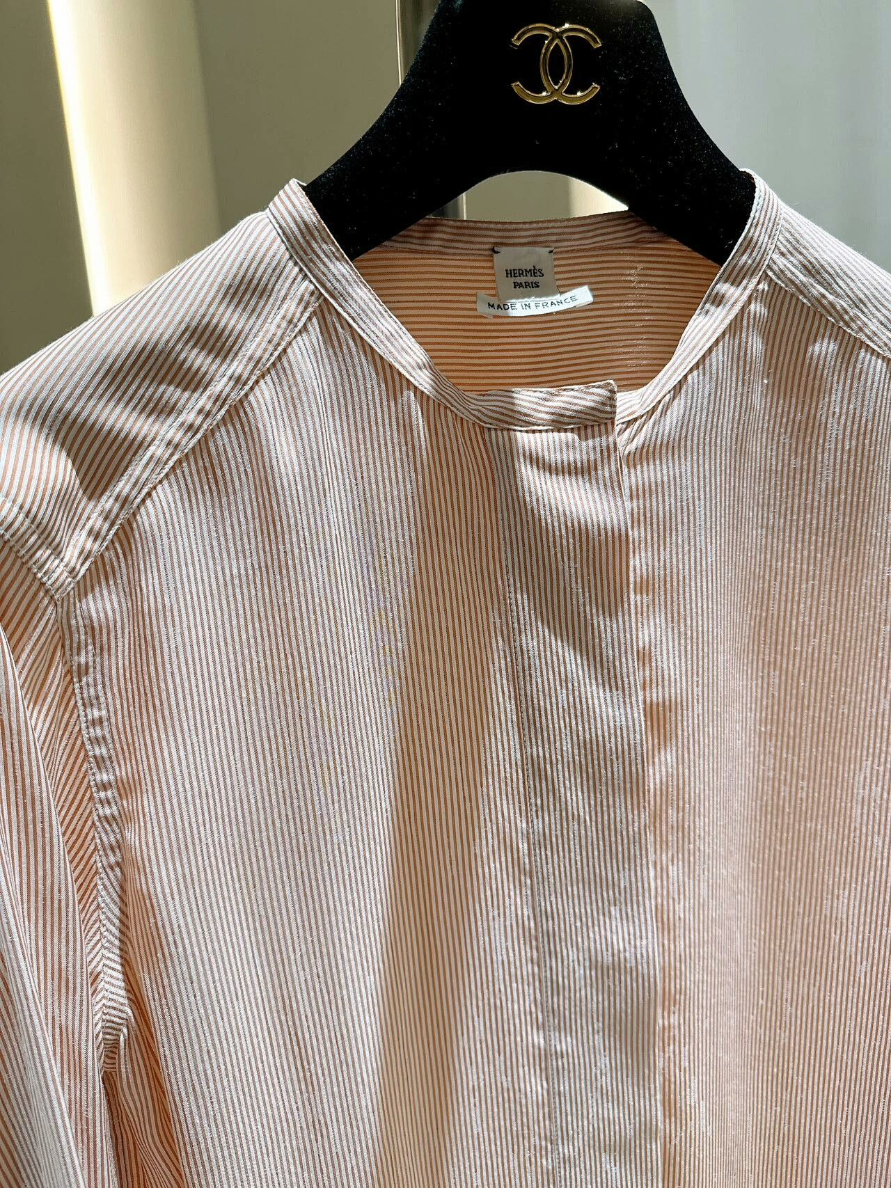 Hermes HERMES Striped Loose Dress Size US 36 / EU 52 - 3 Thumbnail