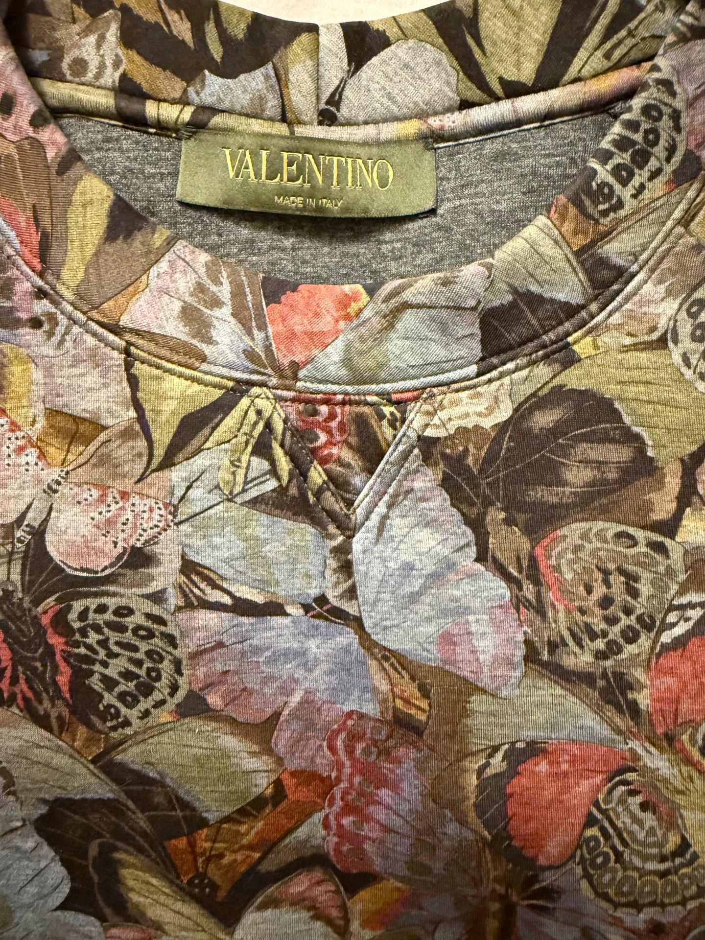 Valentino Butterfly Print Sweatshirt