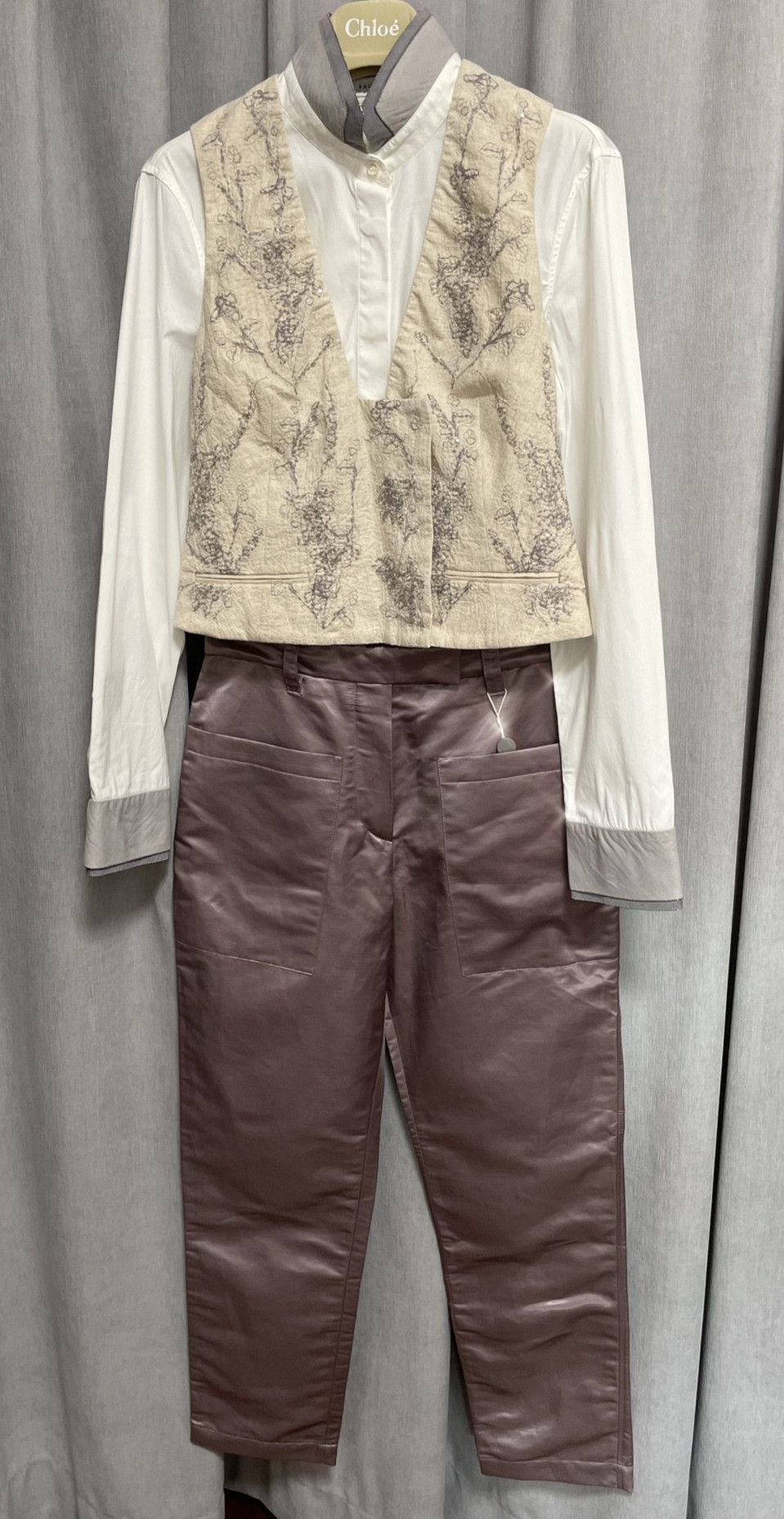 Brunello Cucinelli Brunello Cucinelli Embroidered Evening Vest Size US XS / EU 42 / 0 - 3 Thumbnail