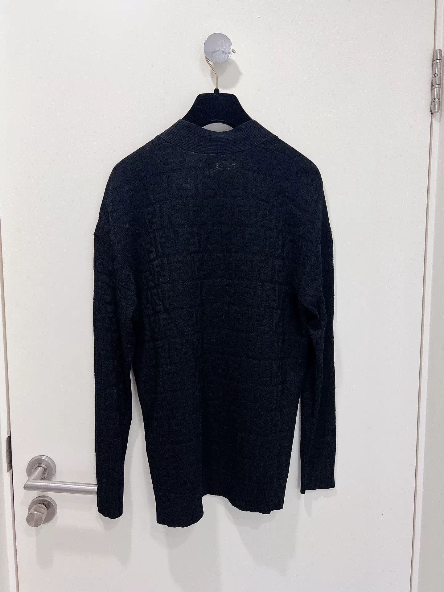 Fendi FENDI Black FF Knit Cardigan Size US S / EU 44-46 / 1 - 2 Thumbnail