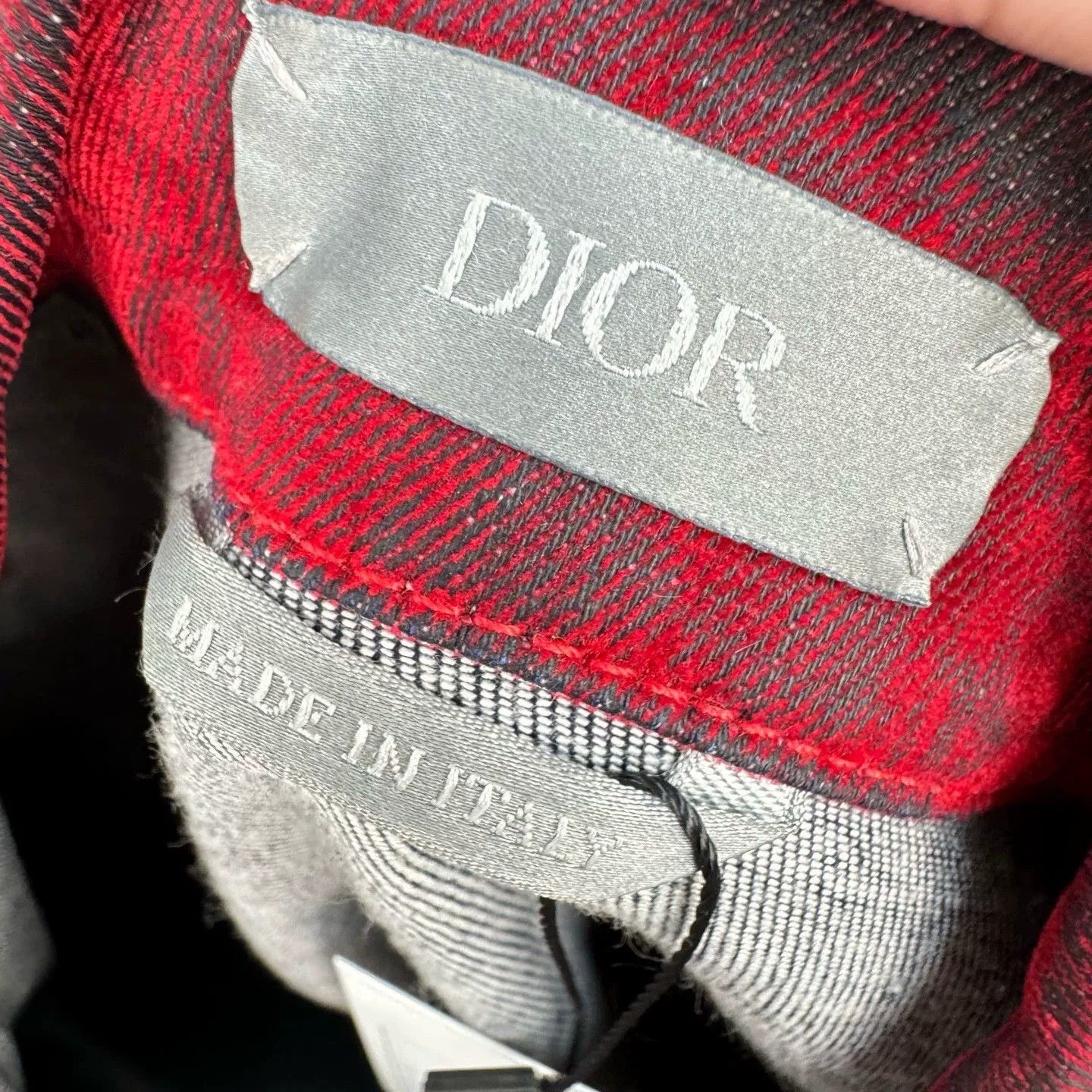 Dior Dior Cartoon Embroidered Flocking Shirt Jacket Size US M / EU 48-50 / 2 - 5 Thumbnail