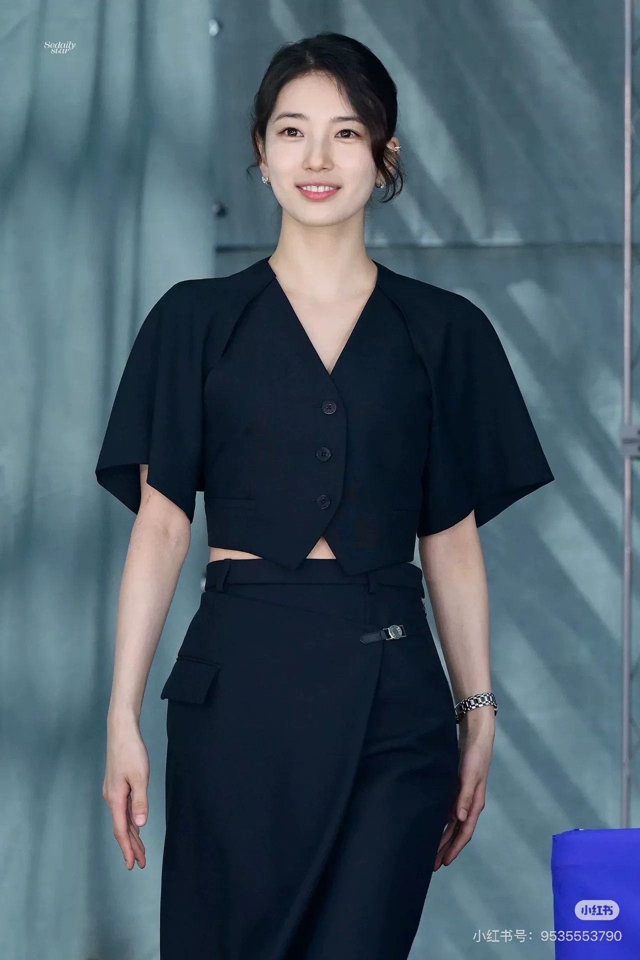 Hermes hermes black leather half-length skirt Size US 36 / EU 52 - 3 Thumbnail