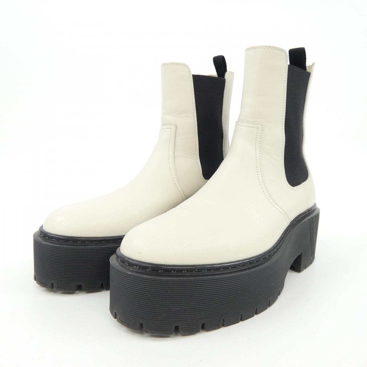 Hermes Hermes Hermès HARROW H Cadena Calf Boots Leather Shoes DUTY FREE for USA Size ONE SIZE - 3 Thumbnail