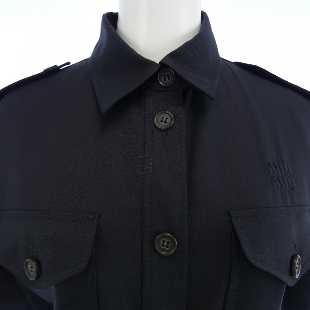 Miu Miu Miu Miu Miu Miu MILITARY DRESS Dress Others Dresses DNA03G SOOO 1578 DUTY FREE for USA Size ONE SIZE - 5 Thumbnail