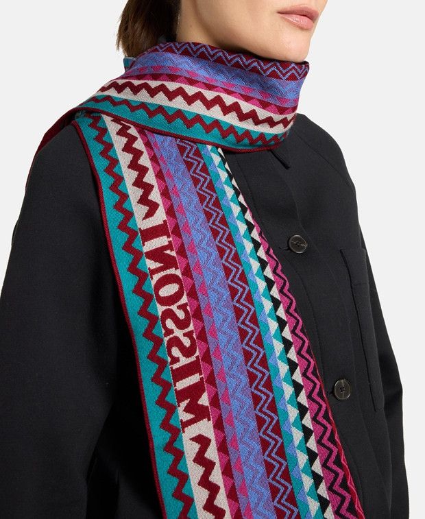 Missoni Wool scarf Size ONE SIZE - 2 Thumbnail