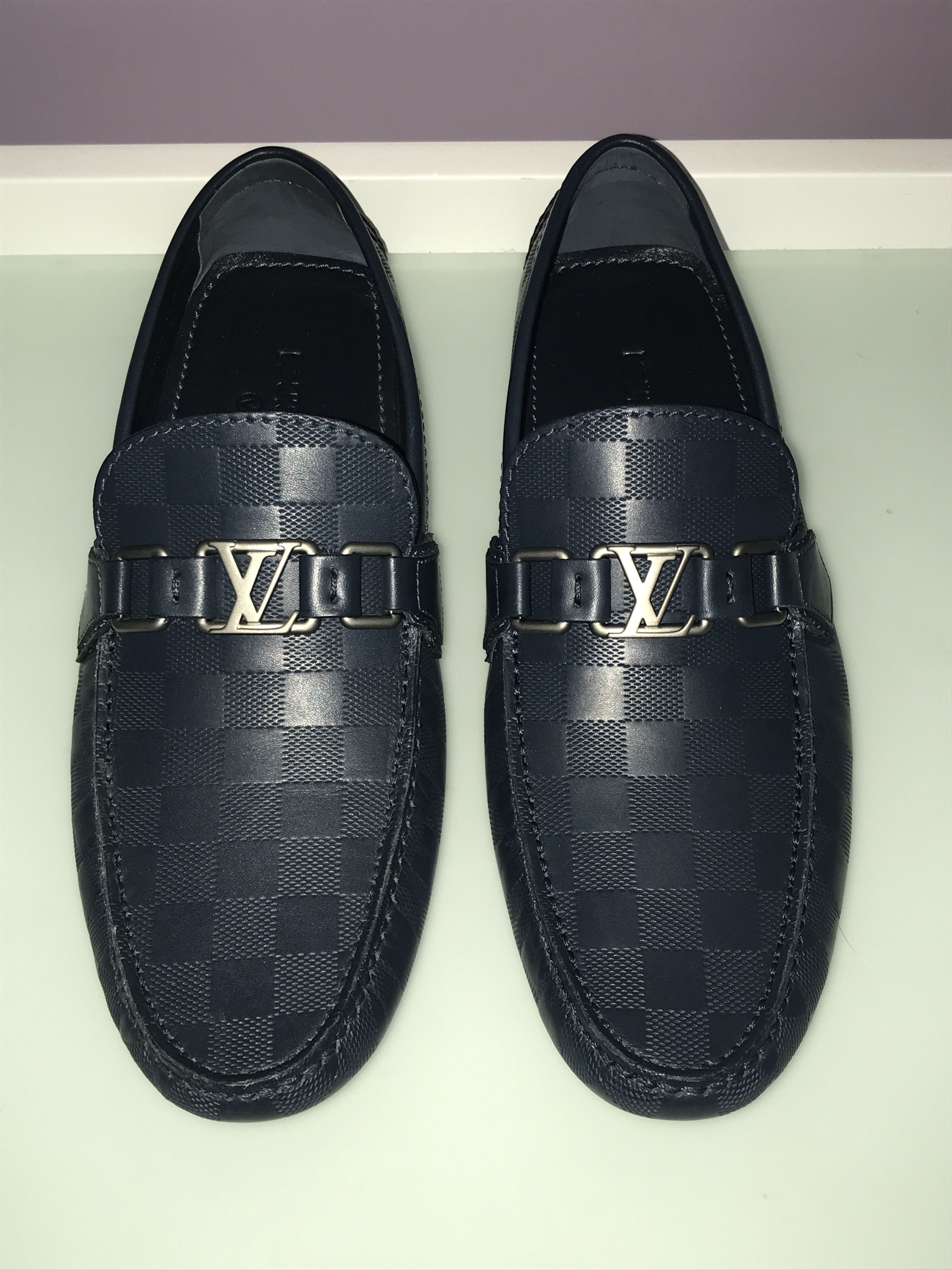 Louis Vuitton Hockenheim Driver Mocassin $815 Men 10.5 US / 9.5 UK