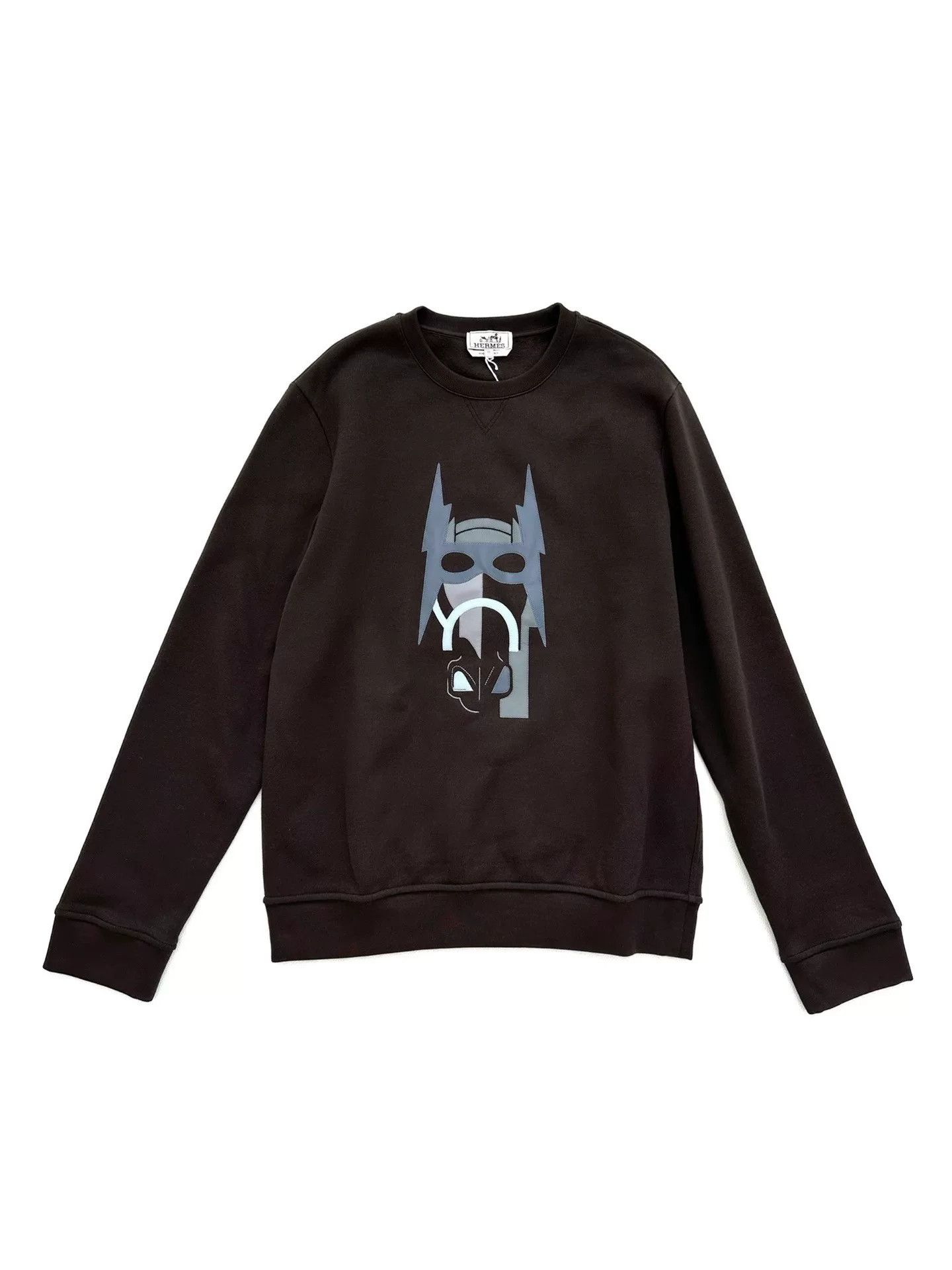 Hermes Hermes 2022 Brown Sweatshirt Horse Head Pattern Size US M / EU 48-50 / 2 - 2 Thumbnail