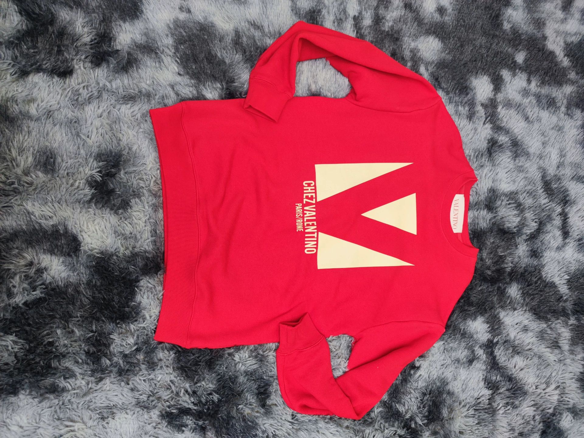 Valentino Valentino Red Knit Hoodie Sweatshirt M Size US M / EU 48-50 / 2 - 8 Thumbnail