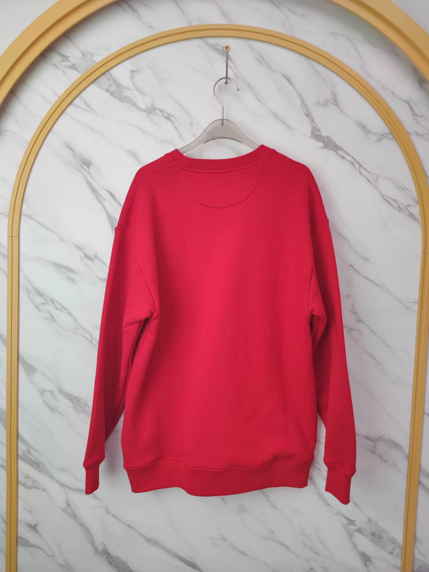 Valentino Valentino Red Knit Hoodie Sweatshirt M Size US M / EU 48-50 / 2 - 2 Thumbnail