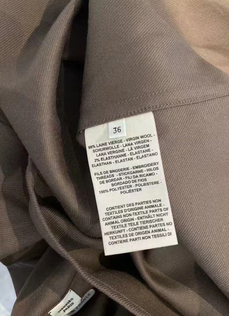 Hermes Hermes Wool Elegant OL Dress Size US 38 / EU 54 - 5 Thumbnail