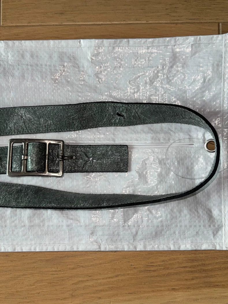 Carol Christian Poell Carol Christian Poell Double-Sided Paper Belt Size 46 - 2 Thumbnail