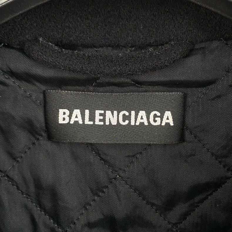 Balenciaga Balenciaga Chest Logo Fleece Zip Jacket Size US M / EU 48-50 / 2 - 4 Thumbnail