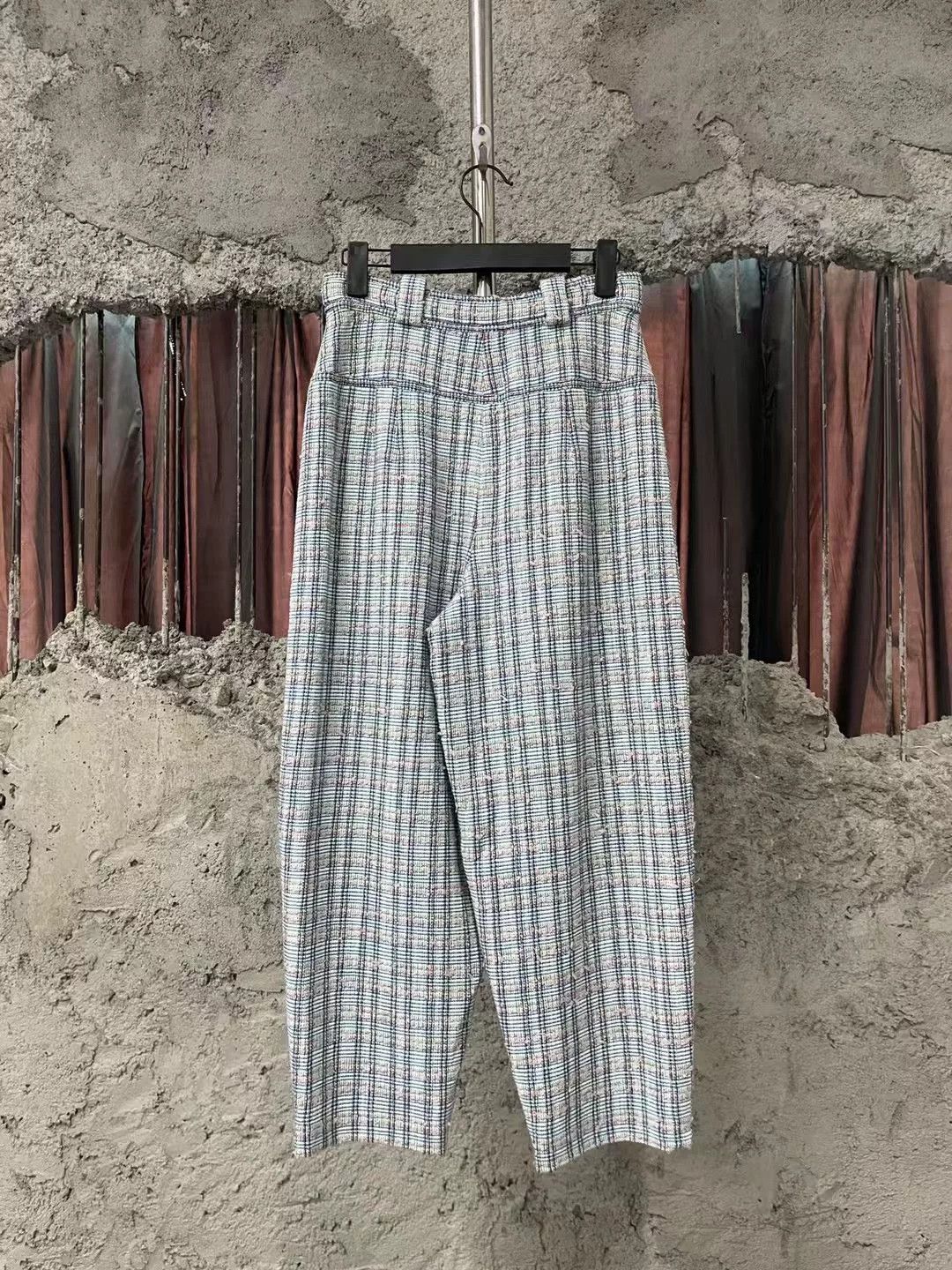 Chanel Chanel Checkered Casual Pants 36 Size US 36 / EU 52 - 2 Thumbnail