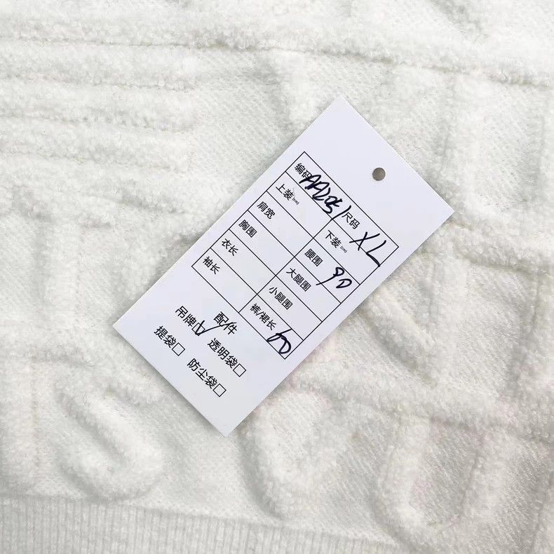 Louis Vuitton Louis Vuitton White Embossed Logo Wool Skirt Size US 36 / EU 52 - 8 Thumbnail