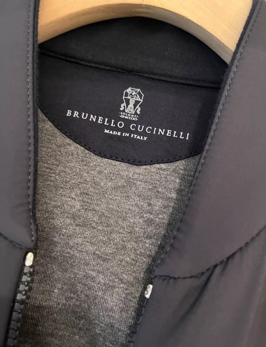 Brunello Cucinelli Brunello Cucinelli Blue Sleeveless Vest Size US S / EU 44-46 / 1 - 3 Thumbnail