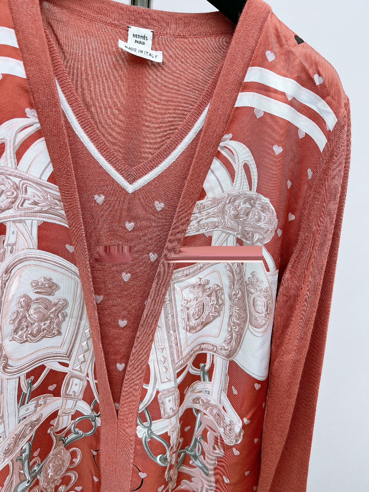 Hermes HERMES Twillaine Silk Cashmere Top Size US S / EU 44-46 / 1 - 3 Thumbnail